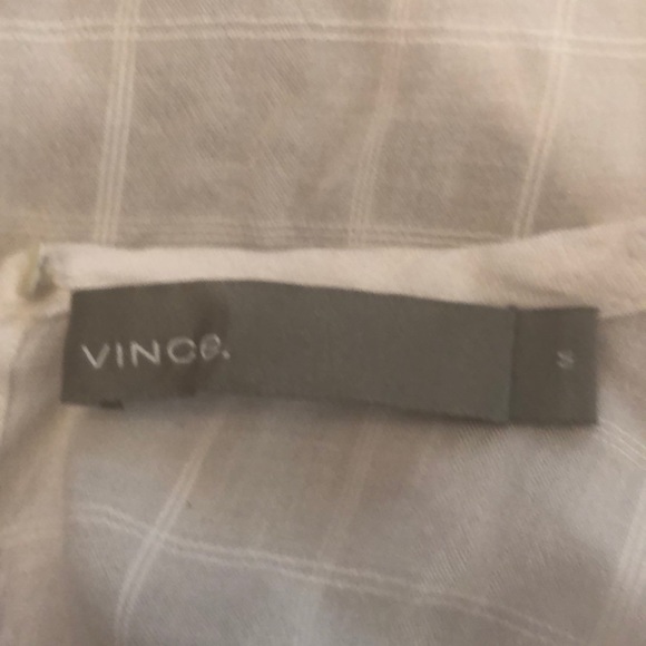 NWOT Vince White Long Sleeve Blouse Size Small - Picture 5 of 8